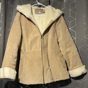 Suede winter jackets